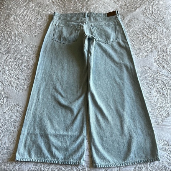 NWT - Madewell - Low-Rise Superwide-Leg Jeans - Nye Wash - Picture 9 of 13